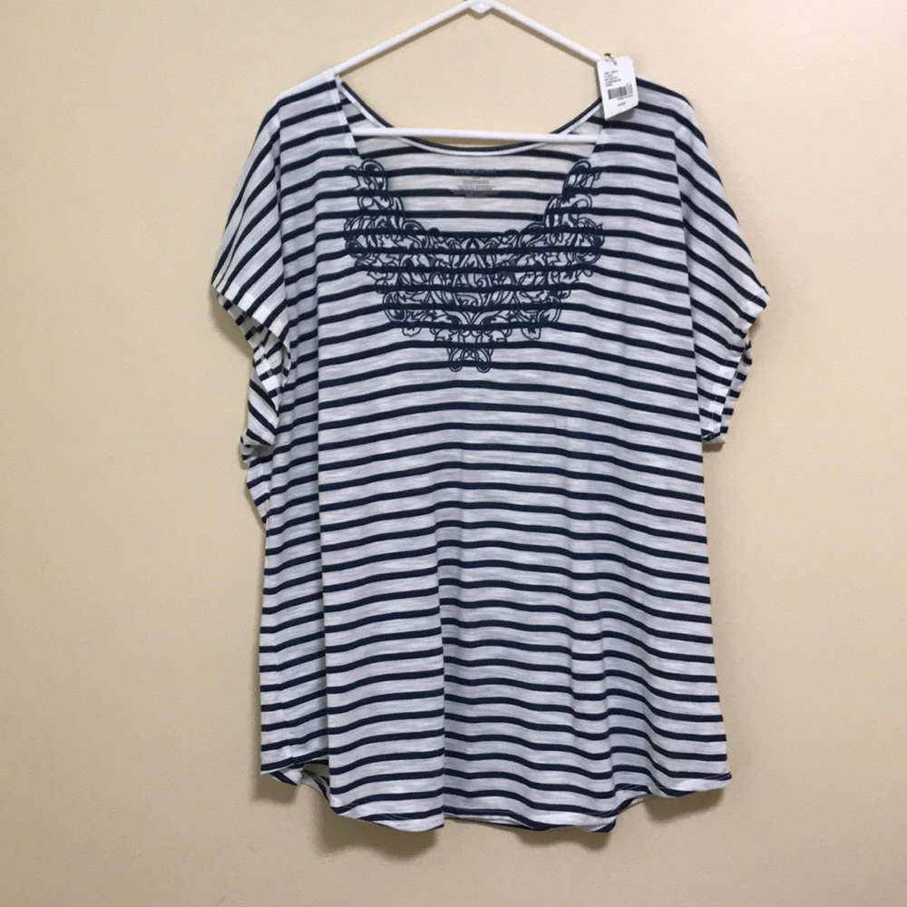 Lane Bryant Striped T-shirt